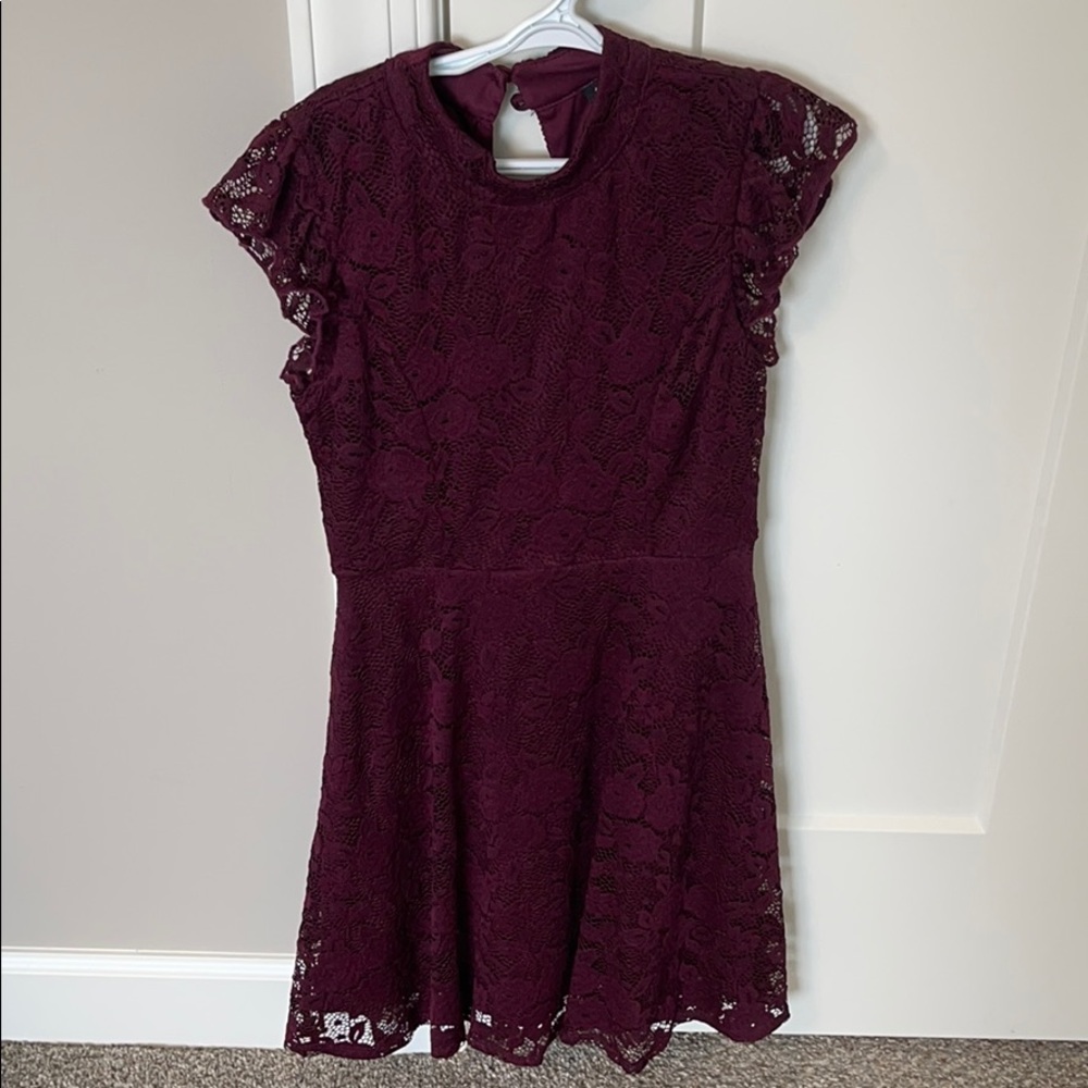 Plum colored dress